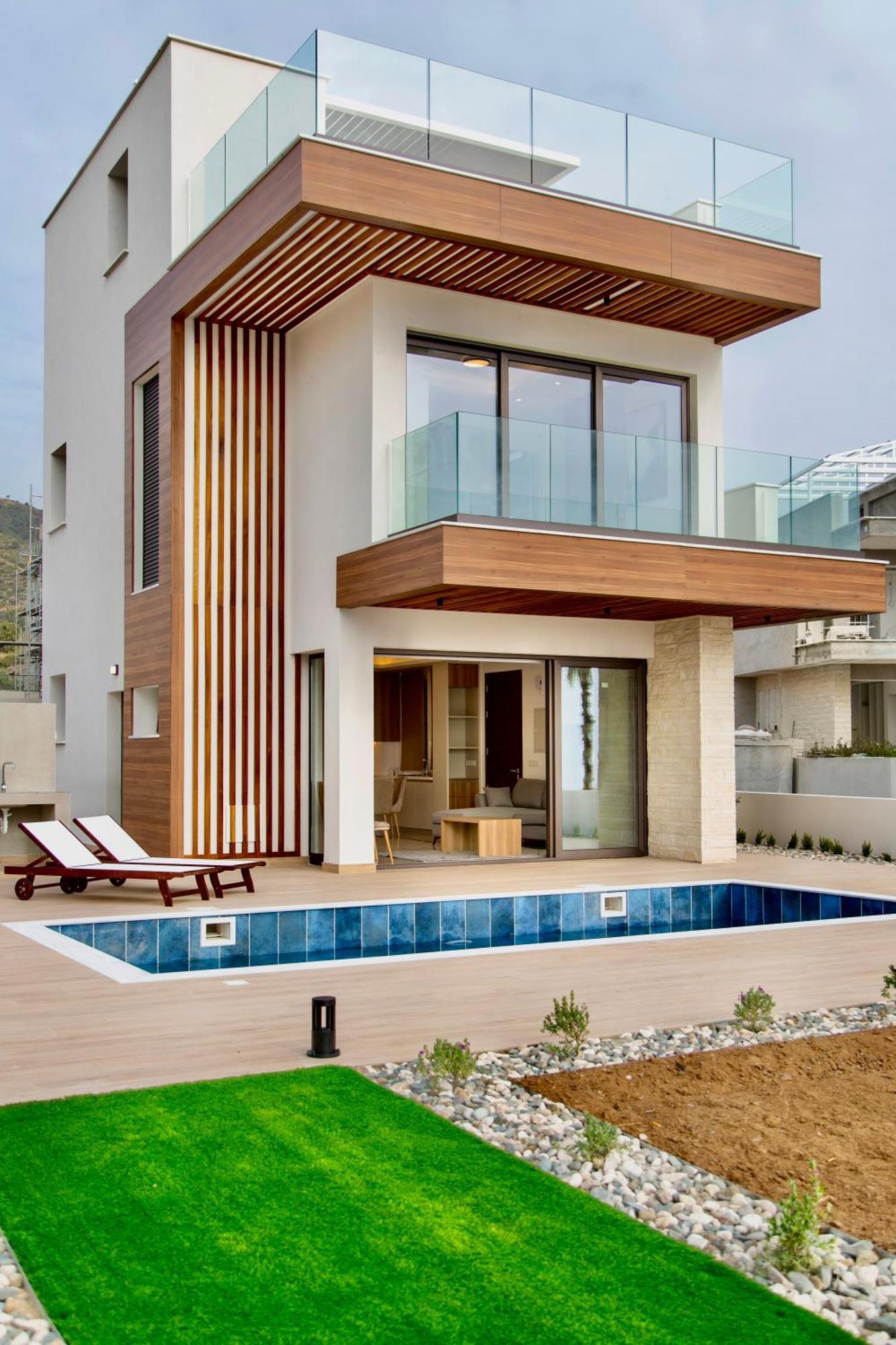 Santa Barbara Seafront Villas W Jacuzzi Pool بافوس المظهر الخارجي الصورة